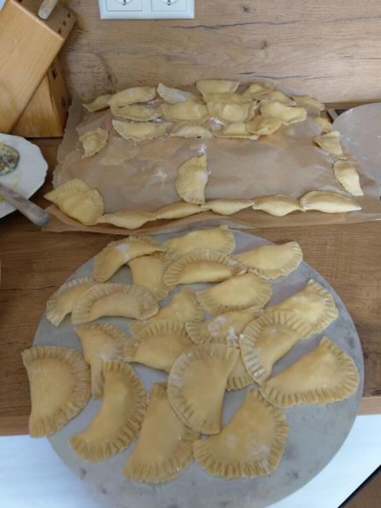 ukrainische Maultaschen